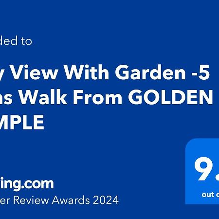 City View With Garden -5 Mins Walk From Golden Temple Amritsar Exteriör bild